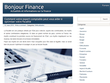 Tablet Screenshot of bonjourfinance.net